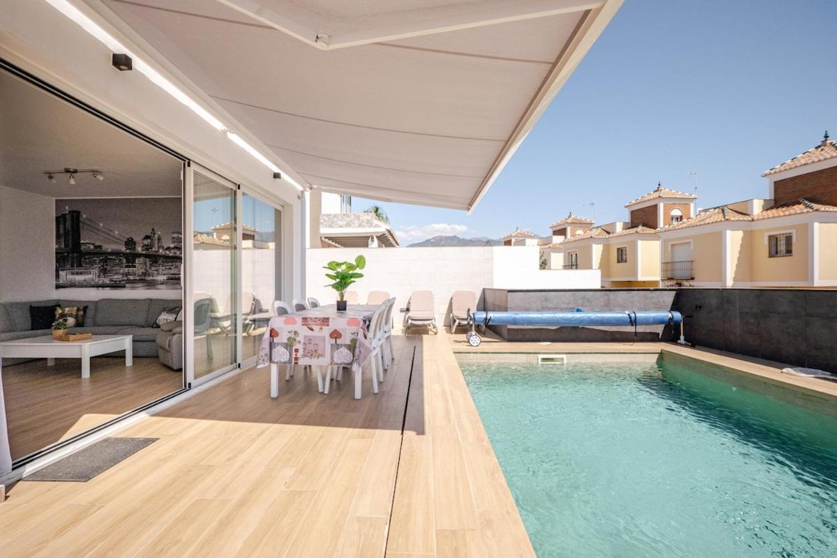 Villa Antonia Mar - Private & Heated Pool - Punta Lara Nerja Eksteriør billede