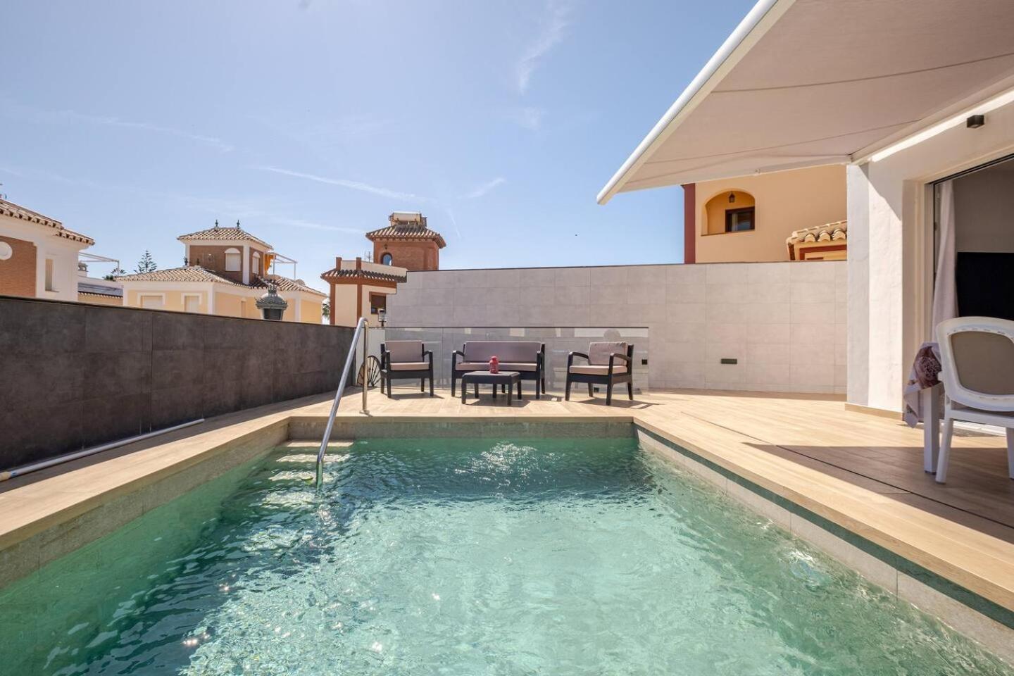 Villa Antonia Mar - Private & Heated Pool - Punta Lara Nerja Eksteriør billede